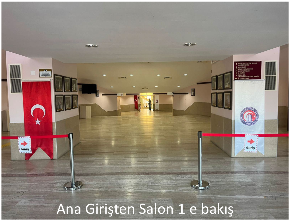 Ana Girişten Salon 1'e bakış